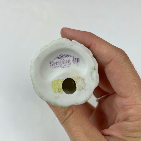 Vintage Growing Up Birthday Girl Enesco Figurine 3 - Picture 5 of 6